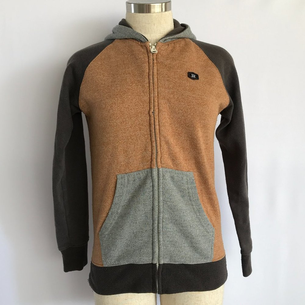 Billabong Boys / Unisex / Youth Color Block Zip Hoodie Jacket Sweater Sz M